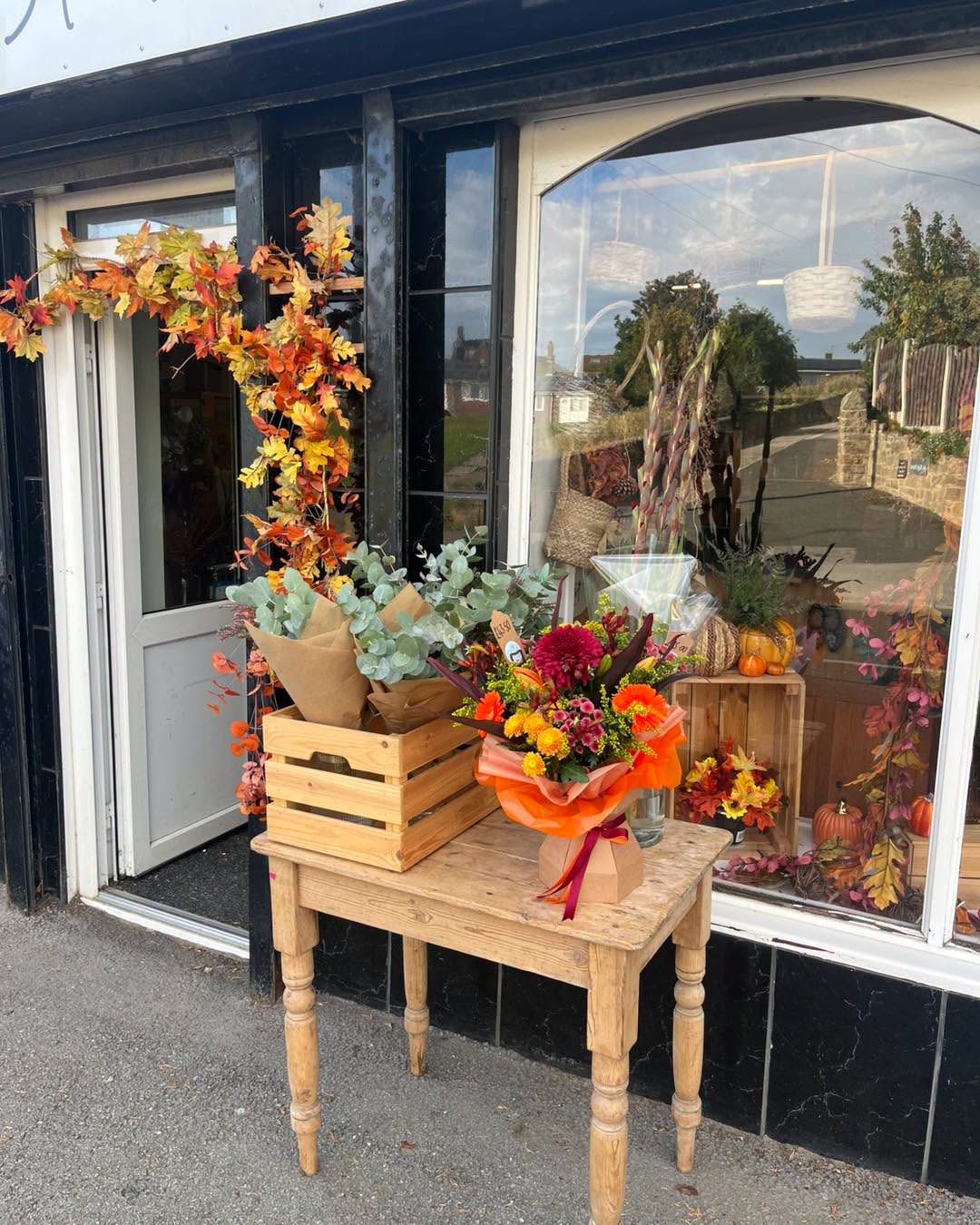 Exterior of the Bloemist Family Florist shop in Bolton upon Dearne